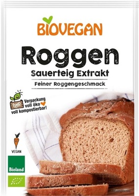 ZAKWAS CHLEBOWY ŻYTNI W PROSZKU BIO 30 g - BIOVEGA