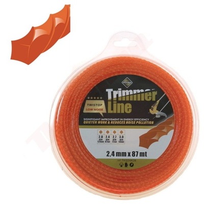 ŻYŁKA TWISTOP SQUARE 2,4MM/ 87M STIHL HUSQVARNA