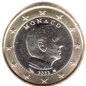 1 euro Monako Monaco 2023
