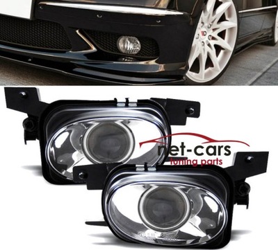 Противотуманные фары mercedes w211 03-06 sport amg хром фото №1