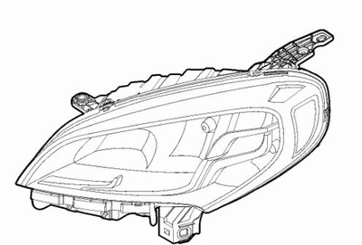 52109259 ФАРА ЛЕВЫЙ ПЕРЕД ОРИГИНАЛ OE FCA FIAT DOBLO 2015 - 2023 RAM