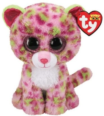 Beanie Boos Lainey Różowy Leopard 15cm