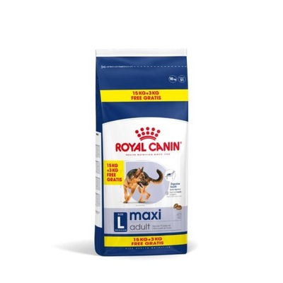 Royal canin maxi adult 15+3kg gratis! 18kg