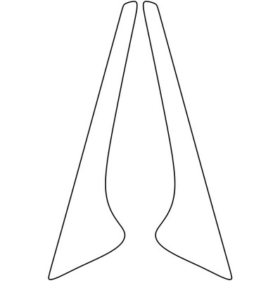 Наклейка плівка захисна крила opel grandland x фото №1