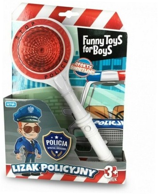 LIZAK POLICYJNY FUNNY TOYS FOR BOYS