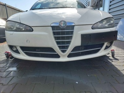 БАМПЕР ПЕРЕД ALFA ROMEO 147 I РЕСТАЙЛИНГ 04-10R 201 BIANCO POLARE HWB фото