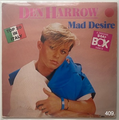 DEN HARROW Mad Desire wydanie 1985 rok LP