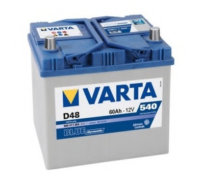 АККУМУЛЯТОР VARTA 60AH/540A L+ / D48 - BLUE DYNAMIC