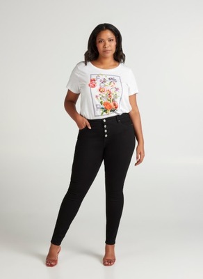 Zizzi Super Slim Amy - Jeansy Skinny Fit 44 XXL