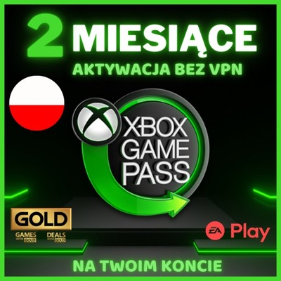 XBOX GAME PASS ULTIMATE 60 DNI 2X 30 KOD LIVE GOLD