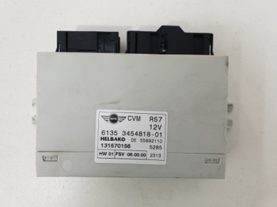 Mini r56 r57 модуль блок управления крыша 3454818 фото №1
