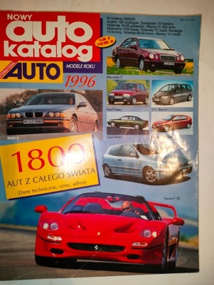 Auto Katalog 1996 samochody świata moto sport