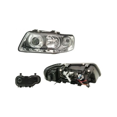 Фара лампа лівий audi a3 8l 00-03 tyc фото №1