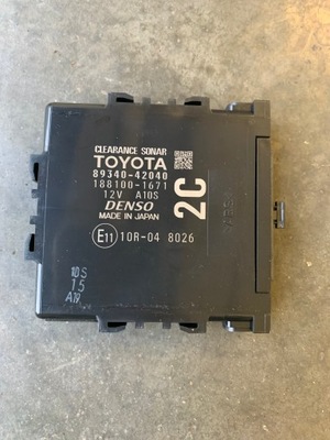 TOYOTA RAV4 MÓDULO UNIDAD DE CONTROL SONAR 89340-42040  