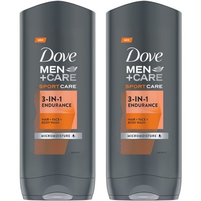 Dove Men Care Sport Endurance sprchový gél 2x400ml