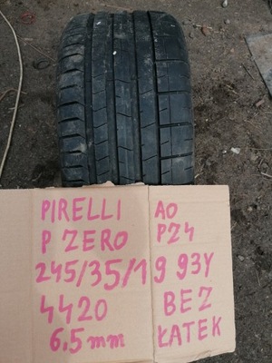 Pirelli P Zero 245 35 19 93Y AO DOT 4420 6.5mm фото