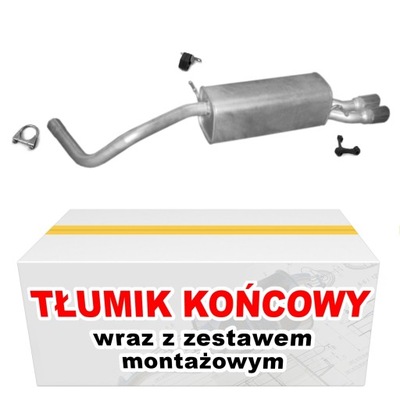 Tłumik końcowy Audi A1 1.4 TFSi od 2010