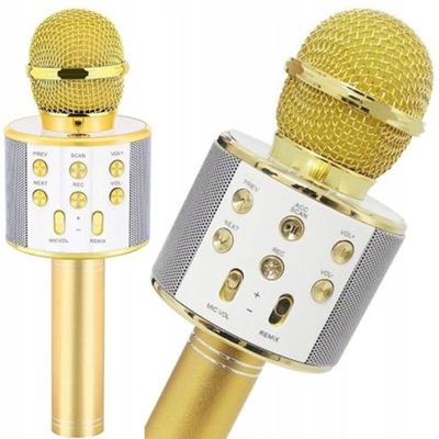 Mikrofon karaoke BEZPRZEWODOWY MIKROFON KARAOKE