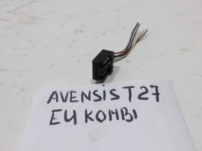 Штекер колодка з'єднувач стрічки шлейф подушка безпеки toyota avensis t27 фото №1