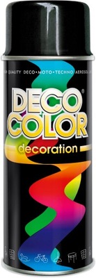 Lakier Spray Deco Color 400 ml czarny mat
