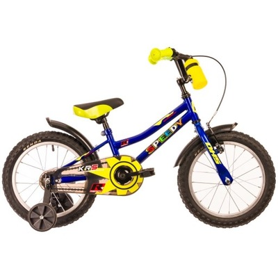 Rower dziecięcy DHS Speedy 1601 16" - 7.0 - Kolor Niebieski, Rozmiar r