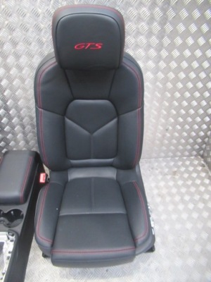 Porsche macan lift gts шкіра сидіння заднє сидіння обшивки салон czerwona nic фото №1