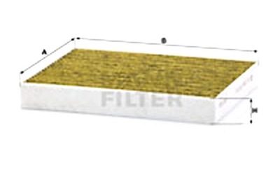 MANN-FILTER FILTRO CABINAS CON POLIFENOLEM CON WEGLEM AKTYWNYM HYUNDAI  