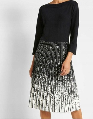 spo SUKIENKA DZIANINOWA Z WZOREM 40/42