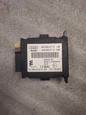 Audi q7 4m блок управления модуль webasto 4h0963271d фото №1