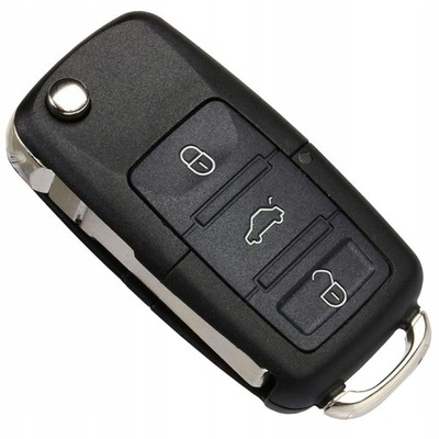 Vw skoda акумулятор кнопки корпус ключа пульта фото №1