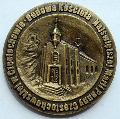 MEDAL BUDOWA KOŚCIOŁA N.M.P. W CZĘSTOCHOWIE (MD5)