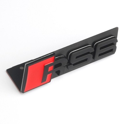 REJILLA DE RADIADOR EMBLEMA INSIGNIA PARTE DELANTERA AUDI RS3 RS4 RS5 RS6 RS7 RS8 - 10.5X3.2CM  