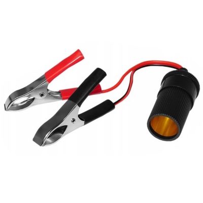 Разъём прикуривателя с krokodylkami do аккумулятор фото №1