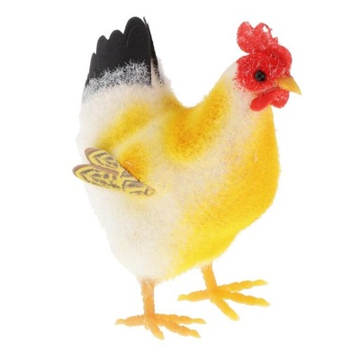 Sztuczny kurczak ptak zwierzęta hodowlane figurka kura