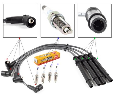 LAIDAI + ŽVAKĖS NGK RENAULT CLIO II 2 1.2 01-16 