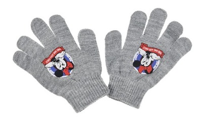 Szare rękawiczki dla dziewczynki Myszka Minnie