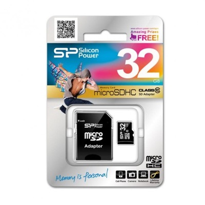 Karta pamięci MicroSDHC Silicon Power 32GB Class