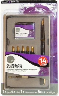 DALER-ROWNEY Zestaw do kaligrafii pióro stalówki