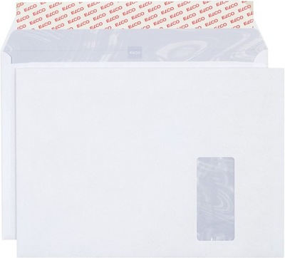 Koperta z okienkiem C4 (229 x 324 mm) biały