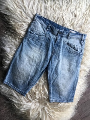 denim spodenki jeansowe szorty W30
