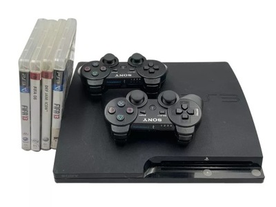 KONSOLA PLAYSTATION 3 PS3 SLIM CECH-2104A 120GB + 2 XPAD + GRY