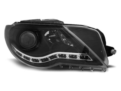 Лампи передні vw passat cc daylight чорні фото №1