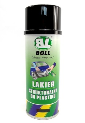 LAKIER STRUKTURALNY DO PLASTIKU BOLL 001400 400 ML ЧЕРНЫЙ