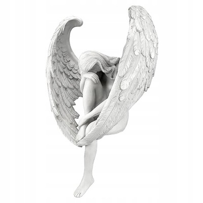Posągi anioła Biały