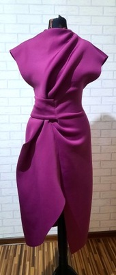 Sukienka wieczorowa fioletowa asos XXS 32