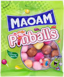Maoam Pinballs Guma rozpuszczalna draże 200g