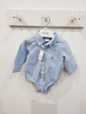 GAP niemowlęca koszula body bodokoszula koszulobody chłopiec 3-6 msc/ 62 cm