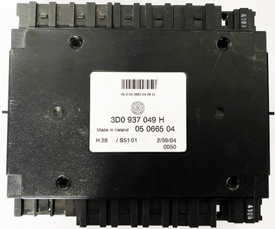 Модуль комфорта vw phaeton 3d0937049h фото №1