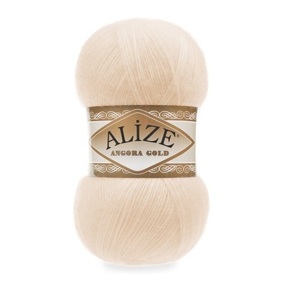 Włóczka Alize Angora Gold 681 / jasny łososiowy