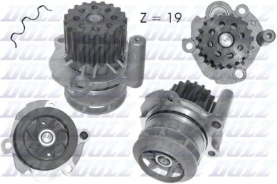 Насос водяная audi a3 1.9tdi 01- фото №1